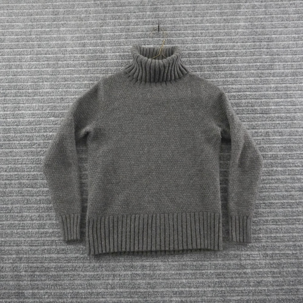 Patagonia Turtleneck Sweater Womens S Gray Recycled Cashmere Wool 50715